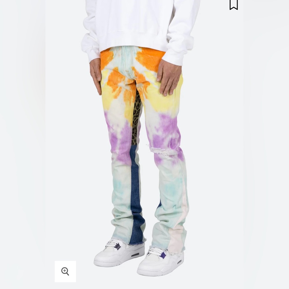 B412  Denim Multicolored Jeans Size 33